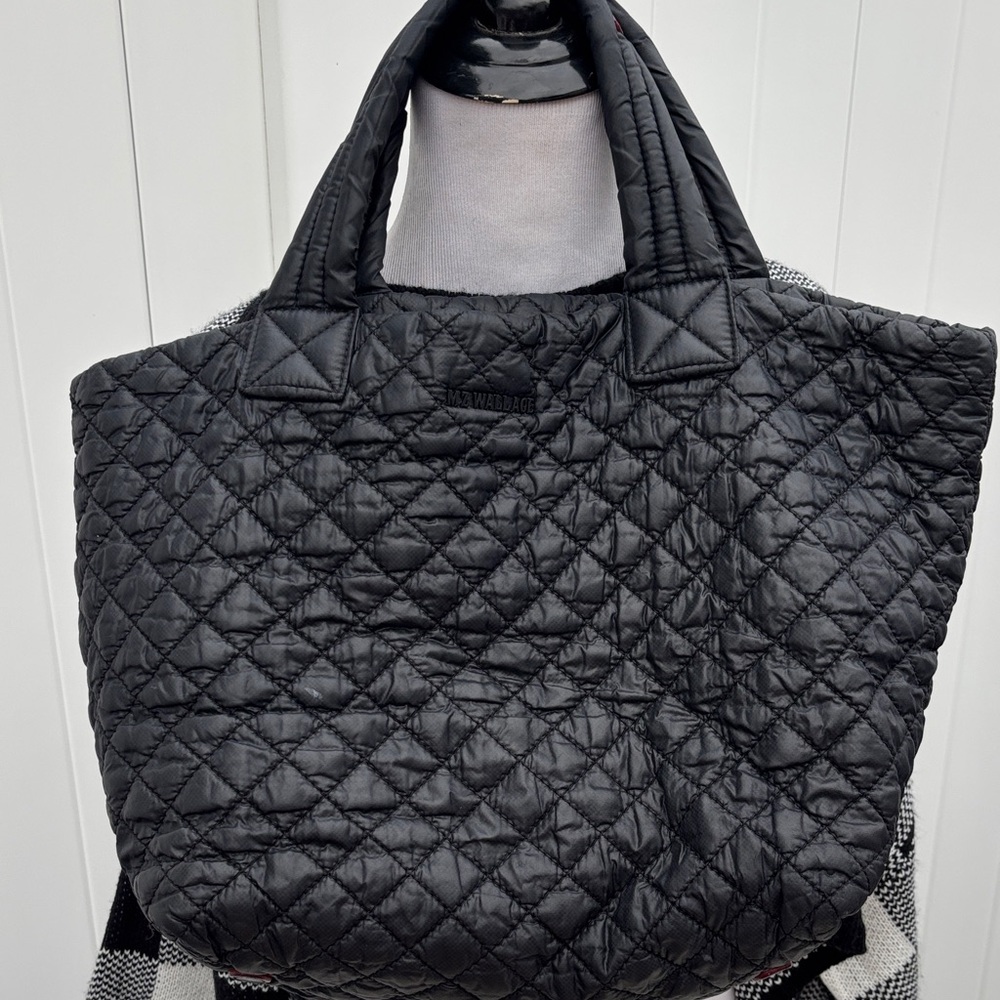 MZ Wallace Black Quilted Tote